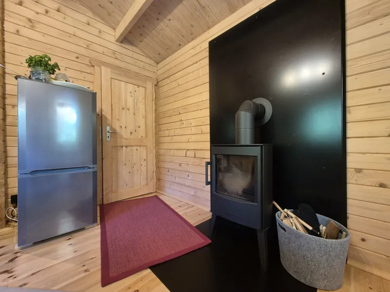 Kaminofen im Wohnraum