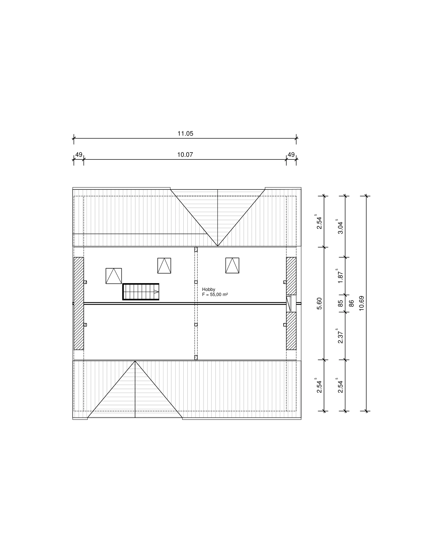 Grundriss Dachgeschoss