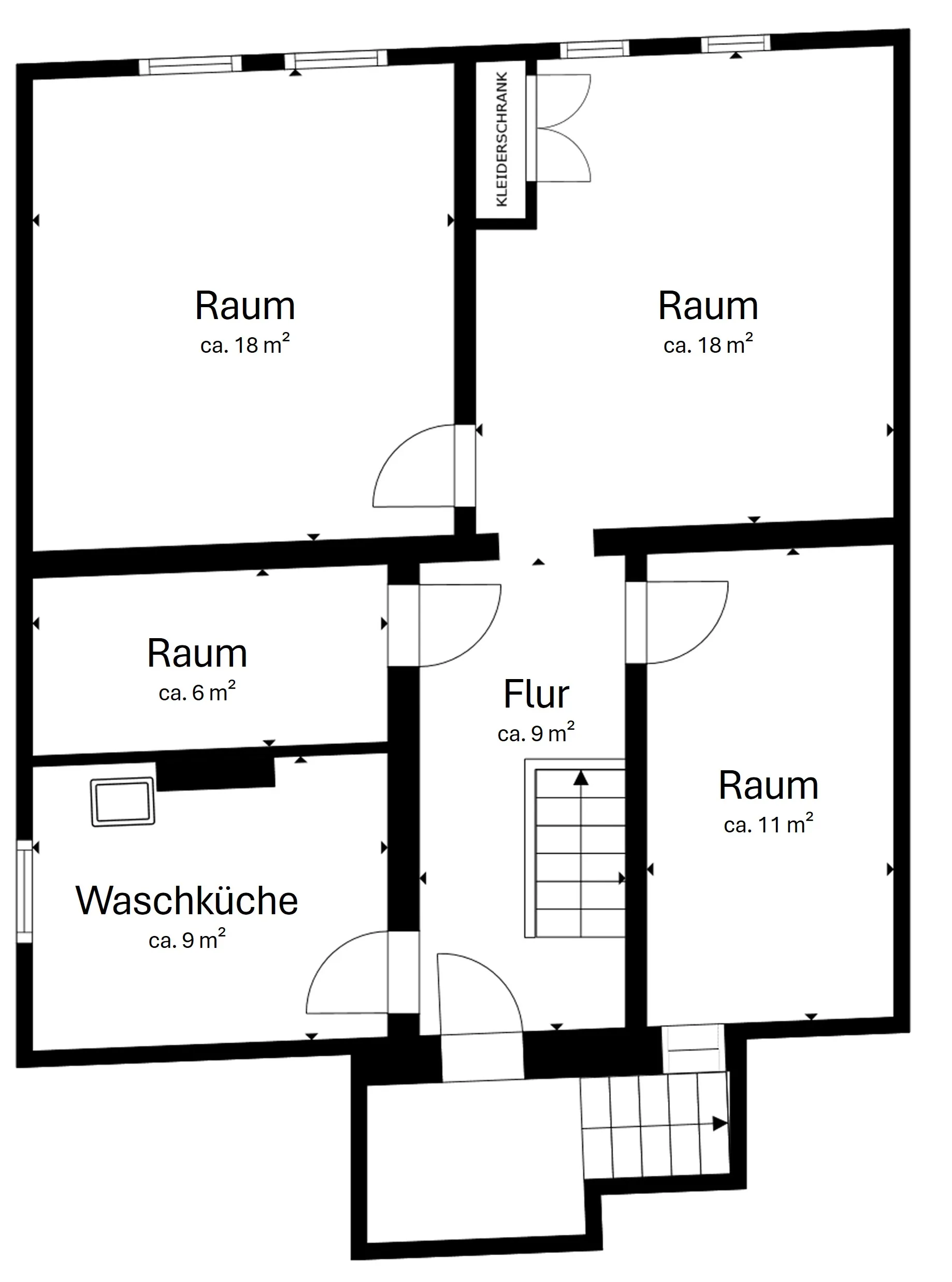 Grundriss Keller